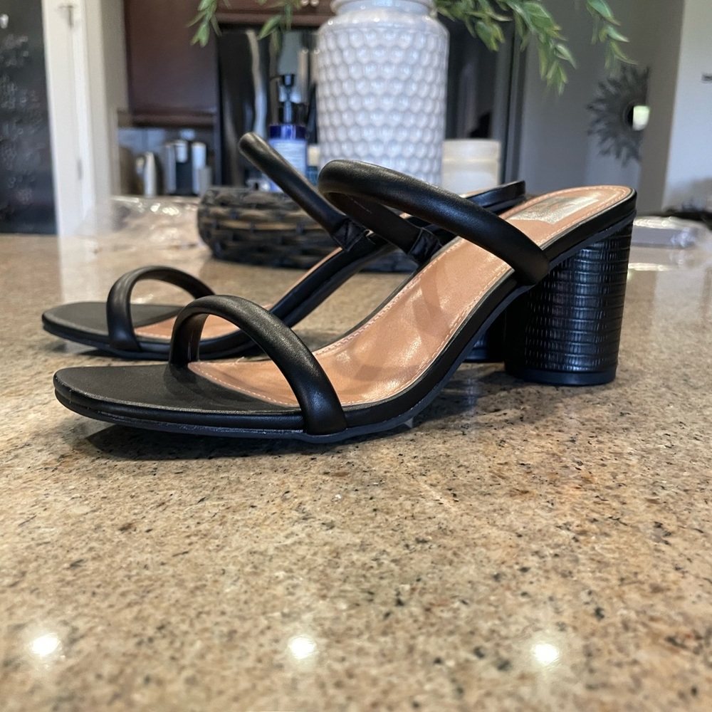 DV Dolce Vita High Heel Two Strap Sandals, Sz 9